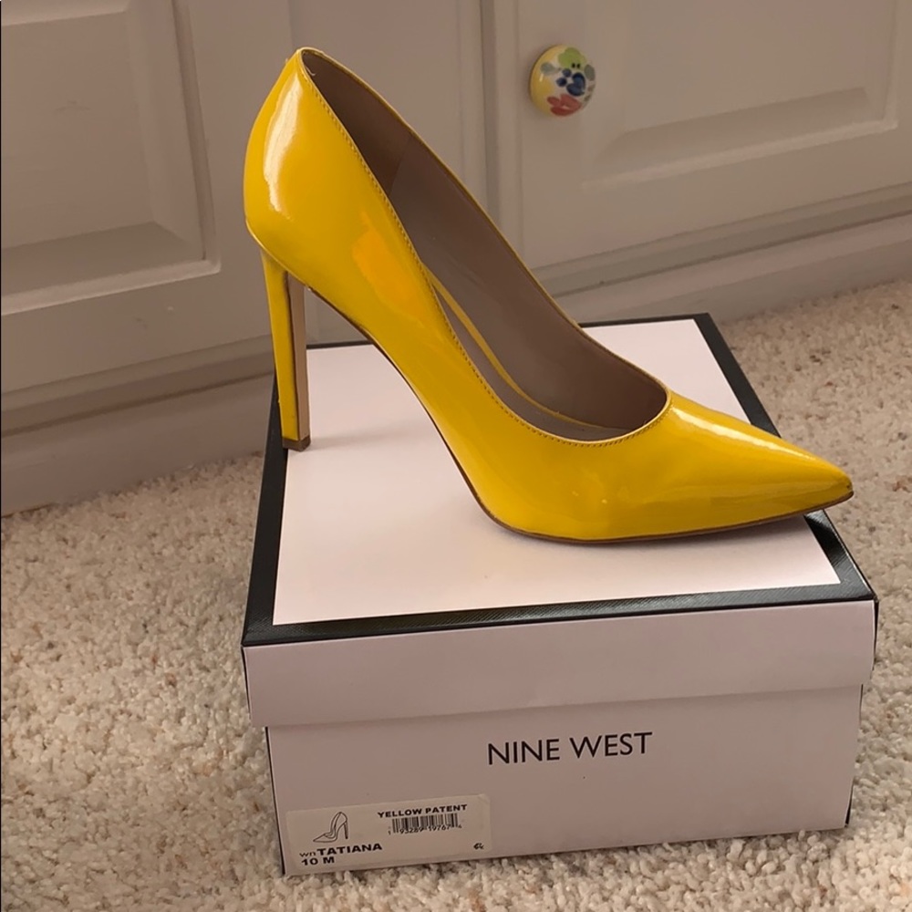 Yellow Nine West Heel